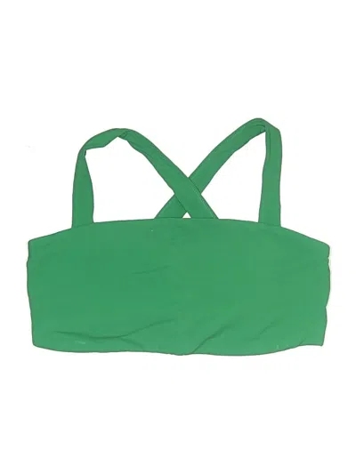 Pre-owned Offline By Aerie Swimsuit Top Green Swimwear