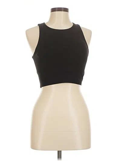 Pre-owned Offline By Aerie Tank Top Black Halter Neckline Tops