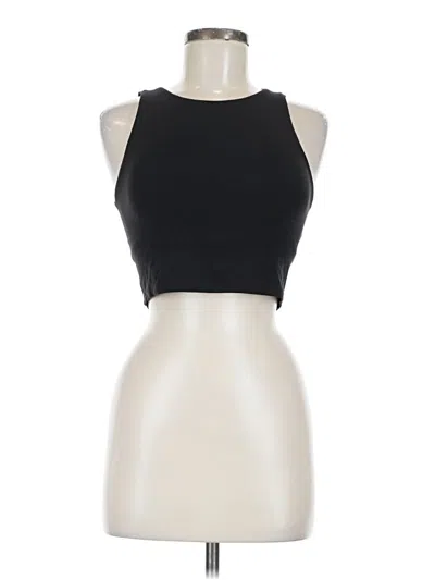Pre-owned Offline By Aerie Tank Top Black Halter Neckline Tops