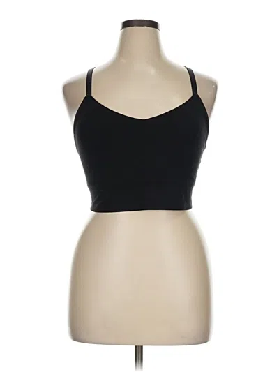 Pre-owned Offline By Aerie Tank Top Black Halter Neckline Tops