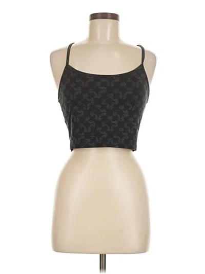 Pre-owned Offline By Aerie Tank Top Black Halter Neckline Tops