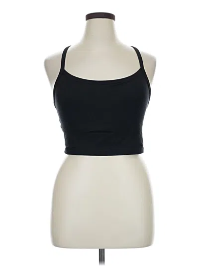 Pre-owned Offline By Aerie Tank Top Black Halter Neckline Tops