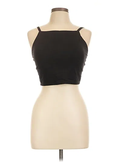 Pre-owned Offline By Aerie Tank Top Black Halter Neckline Tops