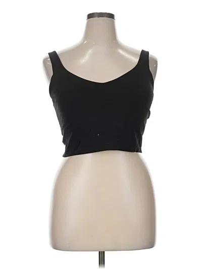 Pre-owned Offline By Aerie Tank Top Black Strapless Neckline Tops