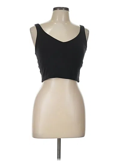 Pre-owned Offline By Aerie Tank Top Black Strapless Neckline Tops