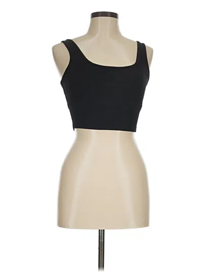 Pre-owned Offline By Aerie Tank Top Black Strapless Neckline Tops