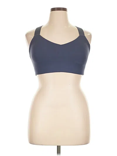 Pre-owned Offline By Aerie Tank Top Blue Halter Neckline Tops