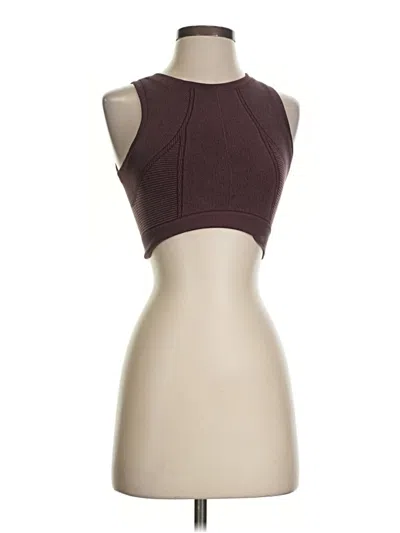 Pre-owned Offline By Aerie Tank Top Brown Halter Neckline Tops