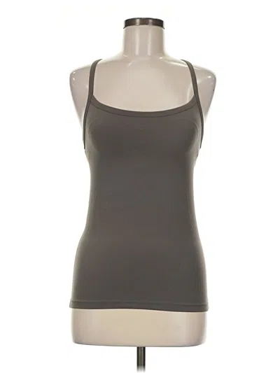 Pre-owned Offline By Aerie Tank Top Gray Halter Neckline Tops