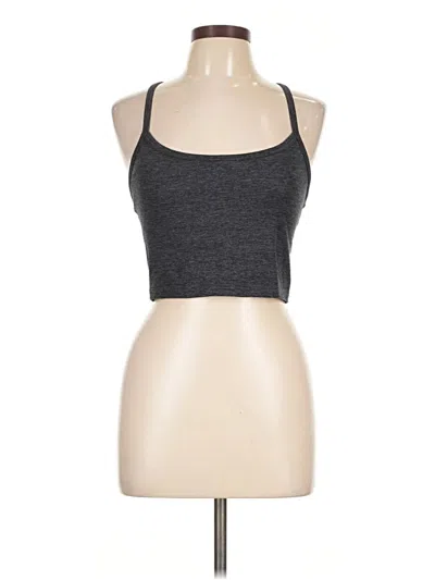 Pre-owned Offline By Aerie Tank Top Gray Halter Neckline Tops