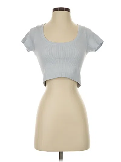 Pre-owned Offline By Aerie Tank Top Gray Sweetheart Neckline Tops