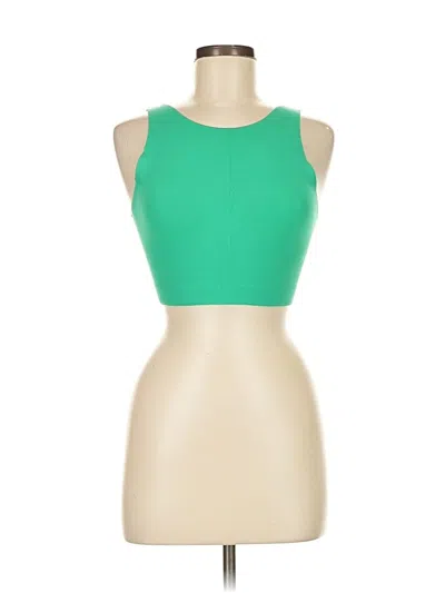Pre-owned Offline By Aerie Tank Top Green Halter Neckline Tops