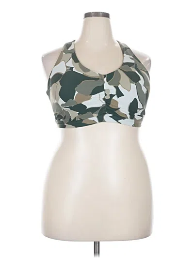 Pre-owned Offline By Aerie Tank Top Green Halter Neckline Tops
