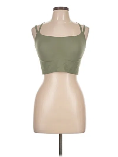 Pre-owned Offline By Aerie Tank Top Green Strapless Neckline Tops