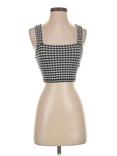 Pre-owned Offline By Aerie Tank Top Ivory Square Neckline Tops In White