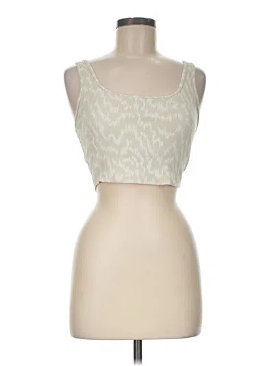 Pre-owned Offline By Aerie Tank Top Ivory Strapless Neckline Tops