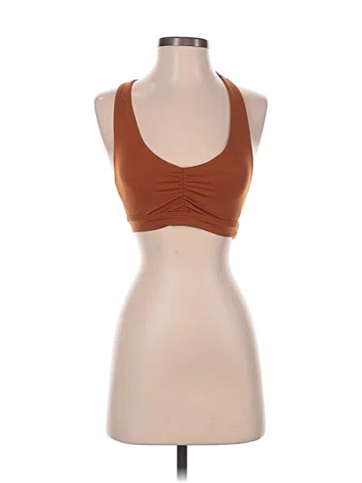 Pre-owned Offline By Aerie Tank Top Orange Halter Neckline Tops