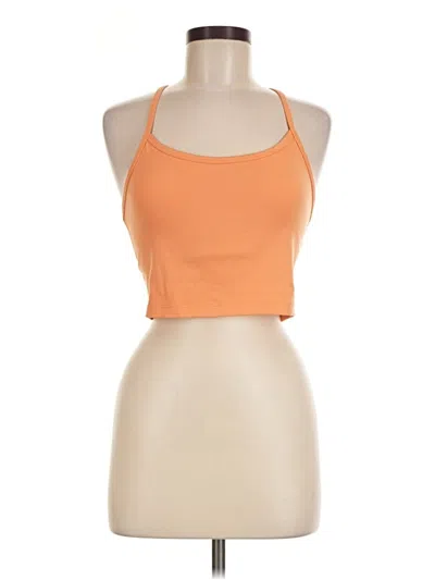 Pre-owned Offline By Aerie Tank Top Orange Halter Neckline Tops