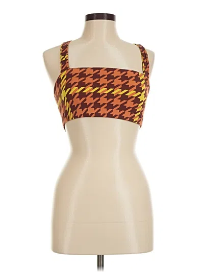 Pre-owned Offline By Aerie Tank Top Orange Square Neckline Tops