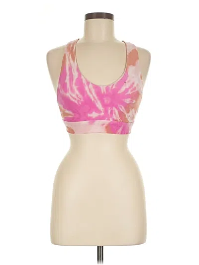 Pre-owned Offline By Aerie Tank Top Pink Halter Neckline Tops