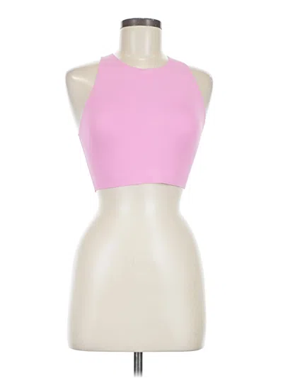 Pre-owned Offline By Aerie Tank Top Pink Halter Neckline Tops