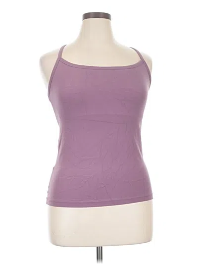 Pre-owned Offline By Aerie Tank Top Purple Halter Neckline Tops