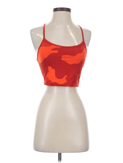 Pre-owned Offline By Aerie Tank Top Red Halter Neckline Tops