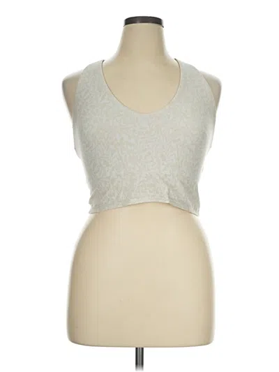 Pre-owned Offline By Aerie Tank Top Silver Halter Neckline Tops