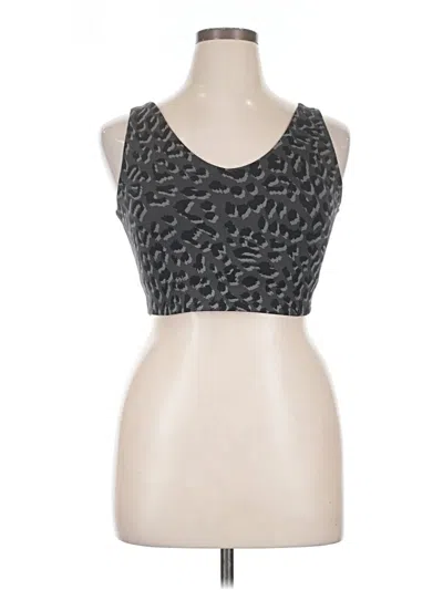 Pre-owned Offline By Aerie Tank Top Silver Strapless Neckline Tops