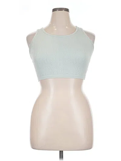 Pre-owned Offline By Aerie Tank Top Teal Halter Neckline Tops