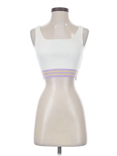 Pre-owned Offline By Aerie Tank Top White Strapless Neckline Tops