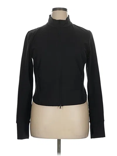 Pre-owned Offline By Aerie Track Jacket In Black