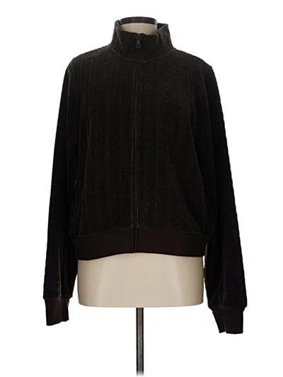 Pre-owned Offline By Aerie Track Jacket In Black