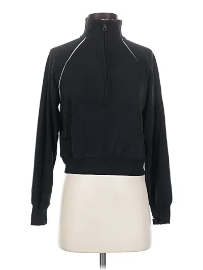 Pre-owned Offline By Aerie Track Jacket In Black