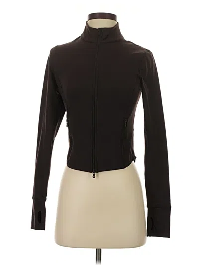 Pre-owned Offline By Aerie Track Jacket In Black