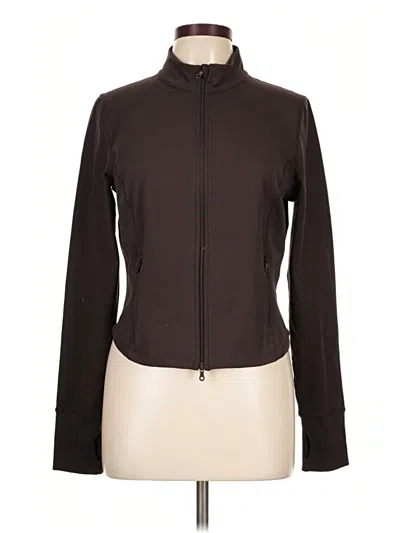 Pre-owned Offline By Aerie Track Jacket In Brown