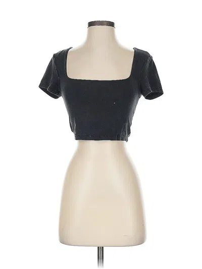 Pre-owned Offline By Aerie Tube Top Black Square Neckline Tops