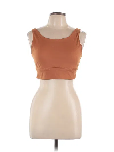 Pre-owned Offline By Aerie Tube Top Brown Strapless Neckline Tops