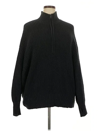 Pre-owned Offline By Aerie Turtleneck Sweater In Black