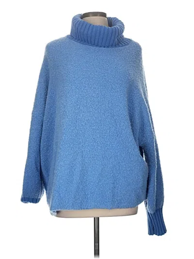 Pre-owned Offline By Aerie Turtleneck Sweater In Blue