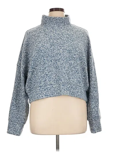 Pre-owned Offline By Aerie Turtleneck Sweater In Blue