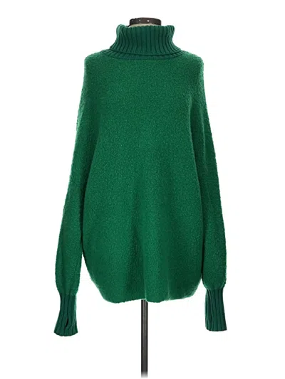 Pre-owned Offline By Aerie Turtleneck Sweater In Green