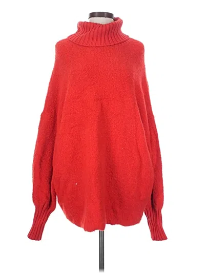 Pre-owned Offline By Aerie Turtleneck Sweater In Red