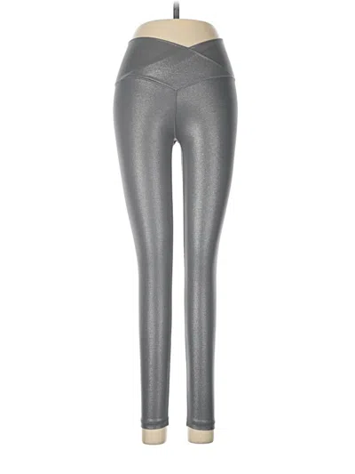 Pre-owned Offline By Aerie Yoga Pants In Silver