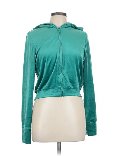 Pre-owned Offline By Aerie Zip Up Hoodie In Blue