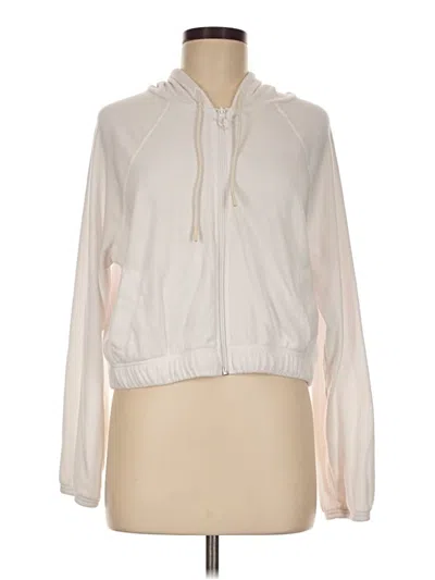 Pre-owned Offline By Aerie Zip Up Hoodie In Ivory
