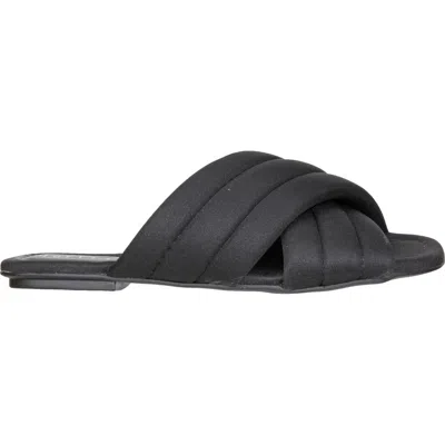 Offline Women's Ariella Comfy Slide Sandal In Black In Blue