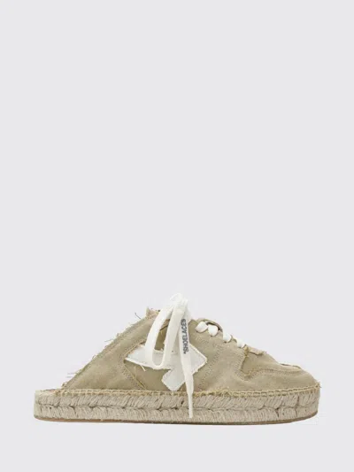 OFF-WHITE ARROW COTTON CANVAS ESPADRILLE CLOGS WITH LOGO AND JUTE SOLE,I73435022