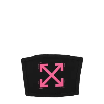 Off-white 米白色面膜女式棉质黑色/紫红色 In -, -