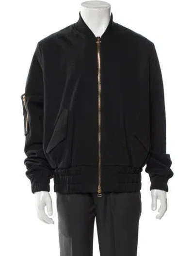 Pre-owned Off-white 2016 Bomber Jacket In Black